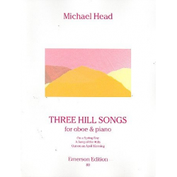 3 Hill Songs : für Oboe und klavier -Michael Head