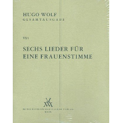 6 Lieder -Hugo Wolf