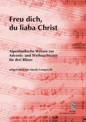 Freu dich, du liaba Christ - Spielpartitur in B + 11 Stimmen -Martin Lamprecht