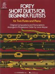 40 Short Duets for Beginner Flutists -Louis Moyse