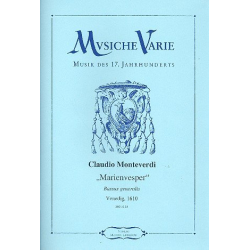 Marienvesper für Soli, gem Chor und -Claudio Monteverdi