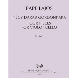 4 pieces : for cello solo -Lajos Papp