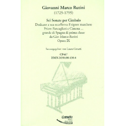 6 Sonate op.9 per cembalo -Giovanni Marco Rutini