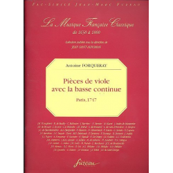 Pieces de viole avec la basse continue -Antoine Forqueray