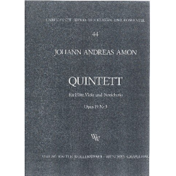 Quintett op.19,3 für Flöte -Johann Andreas Amon