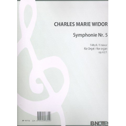 Sinfonie f-Moll Nr.5 op.42,1 für Orgel -Charles-Marie Widor