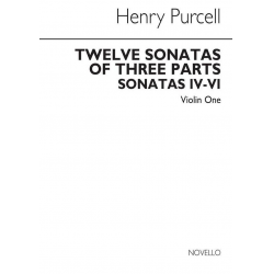 12 sonatas of 3 parts no.4-6 : for Violin 1 -Henry Purcell