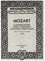 Konzert A-Dur KV488 : für Klavier -Wolfgang Amadeus Mozart