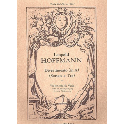 Divertimento A major for - Leopold Hoffmann
