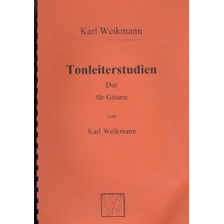 Tonleiterstudien Dur für Gitarre -Karl Weikmann