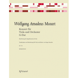 Konzert B-Dur KV191 für Fagott und Orchester -Wolfgang Amadeus Mozart