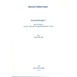 Verwandlungen Nr.1 über ein Thema aus Intention Nr.1 für Orchester -Heinrich Gattermeyer