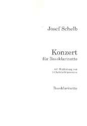 Konzert für Bassklarinette und -Josef Schelb