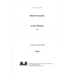 A une Madonne für Kammerorchester -Dimitri Terzakis