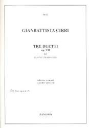 3 duetti op.7 per -Giovanni Battista Cirri