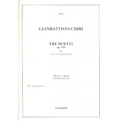 3 duetti op.7 per -Giovanni Battista Cirri