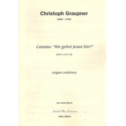 Wo gehet Jesus hin GWV1116/39 -Christoph Graupner