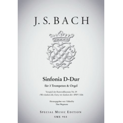 Sinfonia D-Dur für 3 Trompeten und Orgel -Johann Sebastian Bach
