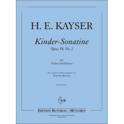 Kinder-Sonatine op.58,2 für Violine -Heinrich Ernst Kayser