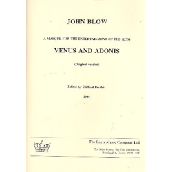 Venus and Adonis (original version): -John Blow