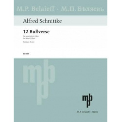 12 Bußverse für gem Chor -Alfred Schnittke