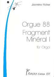 Fragment mineral 1 für Orgel -Jeannine Richer