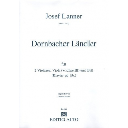 Dornbacher Ländler  für 2 Violinen, Viola -Joseph Lanner