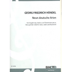 Neun deutsche Arien -Georg Friedrich Händel (George Frederic Handel)