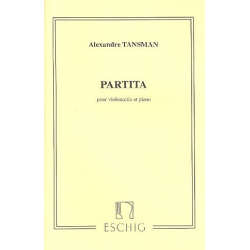 Partita : pour violoncelle et piano -Alexandre Tansman