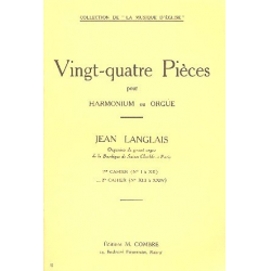 24 pièces vol.2 (nos.13-24) -Jean Langlais