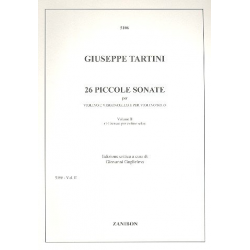 26 piccole sonate vol.2 (nos.13-26) -Giuseppe Tartini