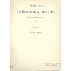 La Resurrezione HWV47 for soli, -Georg Friedrich Händel (George Frederic Handel)