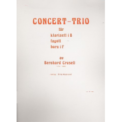 Concert-trio : -Bernhard Henrik Crusell