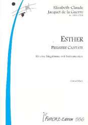 Esther première cantate für eine -Elisabeth Jacquet de la Guerre