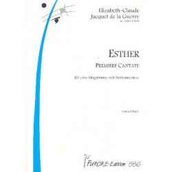 Esther première cantate für eine -Elisabeth Jacquet de la Guerre