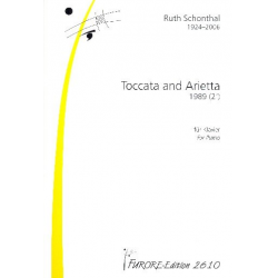 Toccata and Arietta -Ruth E. Schonthal