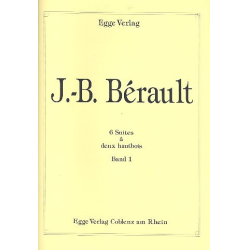 6 suites vol.1 (no.1-3) pour 2 hautbois -Jean-Baptiste Bérault