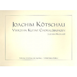14 kleine Choralübungen -Joachim Kötschau