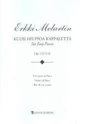 6 leichte Stücke op.121 -Erkki Gustav Melartin