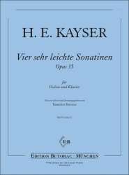 4 sehr leichte Sonatinen op.35 -Heinrich Ernst Kayser