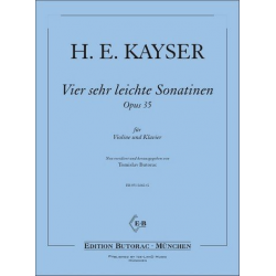 4 sehr leichte Sonatinen op.35 -Heinrich Ernst Kayser