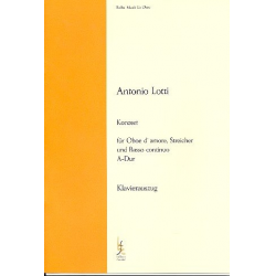 Konzert A-Dur für Oboe d'amore, Streicher -Antonio Lotti