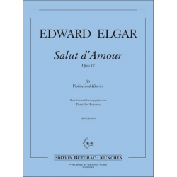 Salut d'amour für Violine -Edward Elgar