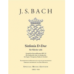 SME988 Sinfonia D-Dur -Johann Sebastian Bach