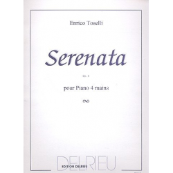 Serenata op.6 piano à 4 mains -Enrico Toselli