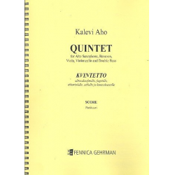 Quintet for alto saxophone, bassoon, viola, -Kalevi Aho