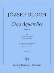 5 Aquarelles op.52 -Jozsef Bloch