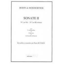 SONATE RE MINEUR NO.2 POUR 2 VIOLON- -Joseph Bodin de Boismortier