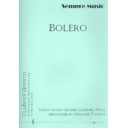 Boléro de concert for 5 clarinets (BBBBB(Bass)) - Louis Lefebure-Wely