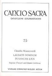 Laudate dominum in sanctis ejus -Claudio Monteverdi